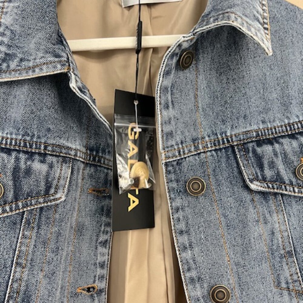 Galita Hybrid Denim Trench Coat - Picture 13 of 16